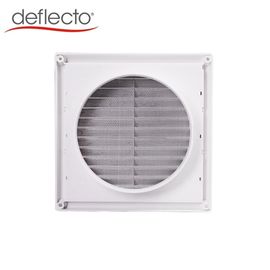 Ventilation Plastic Cover Air Vent Louver Cover With Mesh