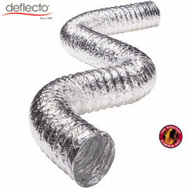 Customized Flexible Aluminum Air Duct 6 Inches X 10 Feet Fire Resistant
